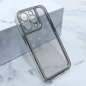 Futrola Heart za iPhone 14 Pro/ srebrna