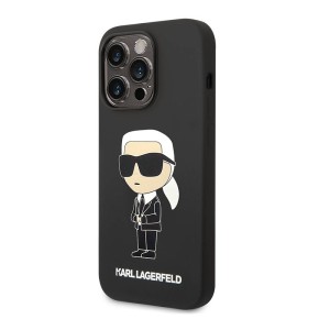 Futrola Silikonska Karl Lagerfeld za Iphone 14 Pro/ crna
