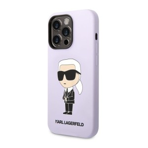 Futrola Silikonska Karl Lagerfeld za Iphone 14 Pro/ ljubičasta
