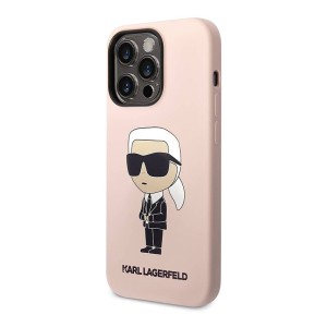Futrola Silikonska Karl Lagerfeld za Iphone 14 Pro/ roze