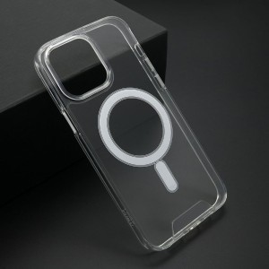 Futrola Silikonska Magnetic za iPhone 14 Pro Max/ providna