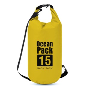 Vodootporna torba Dry Bag 15L/ žuta