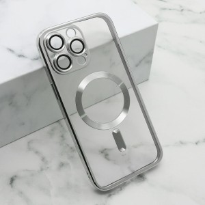 Maska Camera Protect MagSafe za iPhone 14 Pro Max/ srebrna