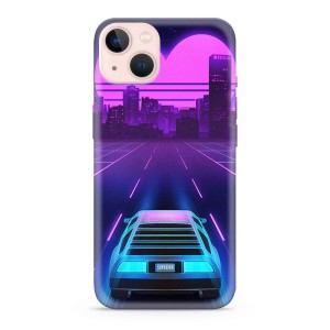 Maska Ultra tanki Print Neon Wave za iPhone 13