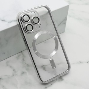 Maska Camera Protect MagSafe za iPhone 14 Pro/ srebrna
