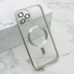 Maska Camera Protect MagSafe za iPhone 12 Pro Max/ srebrna