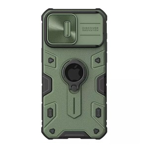 NILLKIN Maska Cam Shield Armor Pro za iPhone 15 Pro Max/ zelena