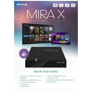 AMIKO Linux box / IPTV Prijemnik/ Full HD/ MIRAX 1100 Pure OTT