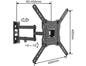 Dowe 763 nosač za televizore zglobni 17"- 55"do 30kg