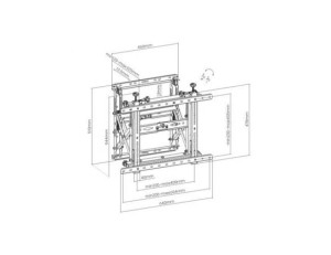 S-BOX LVW13-46T nosač za Video Wall