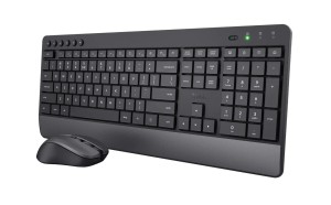 Trust TREZO bežični komplet tastatura+miš crni