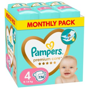 PAMPERS Pelene Monthly pack Premium S4 MSB 9-14 kg 174 kom.