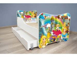 TOP BEDS Happy Kitty Dečiji krevet 140x70 + fioka Princess