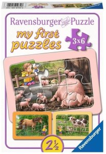 Ravensburger puzzle – Istražujući farmu - 2 x 6 delova