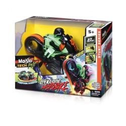 MAISTO vozilo R/C Cyklone Stunt Tracked Motorbike RC 82767GN