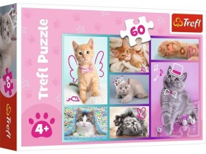 TREFL Puzzle mačke - 60 delova