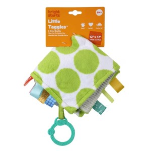 BRIGHT STARTS Little Taggies zelena 30x30cm 12304