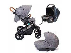 PUERRI Kolica za bebe Trio sistem Diamond dark grey