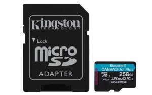 Kingston Canvas Go Plus (SDCG3/256GB) memorijska kartica microSDXC 256GB class 10+adapter 