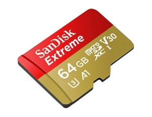 SanDisk 64GB Extreme (SDSQXAH-064G-GN6AA) memorijska kartica microSDXC class 10+adapter