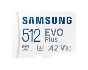 Samsung 512GB EVO PLUS (MB-MC512KA) memorijska kartica microSDXC class10+adapter 