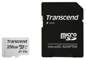 Transcend 256GB TS256GUSD300S-A memorijska kartica micro SDXC class10+adapter