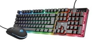 Trust GXT 838 Azor gejmerski komplet tastatura crna+optički miš 3000dpi crni