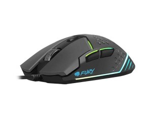 Fury Battler 6400 DPI USB RGB gejmerski miš crni