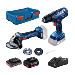 BOSCH Set akumulatorskog alata/ GWS-180 Li + GSB 180-LI 18V/ 1 x 4/0 Ah/ 1 x 2/0 Ah + XL L-Boxx