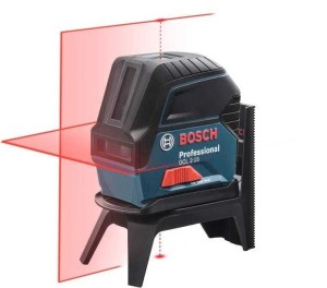 BOSCH Kombinovani laser 15m sa dve linije i dve tačke GCL 2-15/ magnetni nosač sa štipaljkom/ kofer