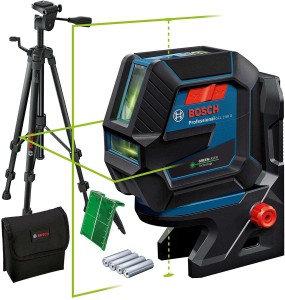 BOSCH Kombinovani linijski laser sa zelenim zrakom GCL 2-50 G sa stativom i magnetnim nosačem/ domet 50m