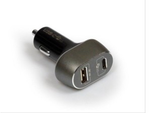 PORT DESIGN Auto punjač USB 3.0/ USB- c