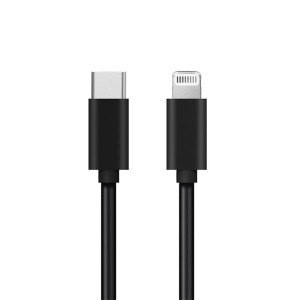 USB data kabl PD za iPhone Type C na Lightning 3A/ crna 1m