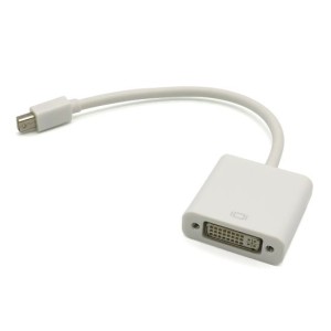 Adapter Mini DisplayPort M na DVI F/ bela