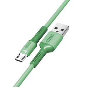 MOXOM USB data kabl MX-CB53 MICRO/ zelena