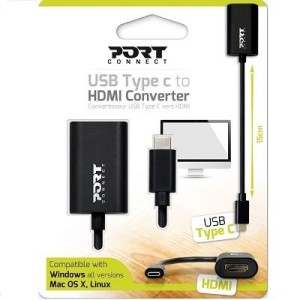 PORT DESIGNS Adapter USB Type C na HDMI