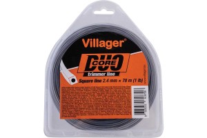VILLAGER Silk za trimer 2.4mm X 390m (5LB) - Duo core - Četvrtasta nit