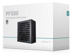 DEEPCOOL PF500 Napajanje 80PLUS 500W 1x 20+4pin/ 2x 4pin/ 1x PCI-E(6+2)x2/ 1x EPS 8pin(4+4)/ 120mm