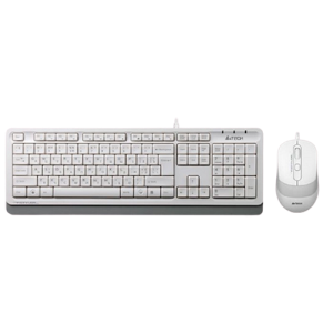 A4 TECH F1010 US Bela Žična tastatura i miš