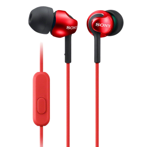 SONY slušalice MDR-EX110APR (Crvene)