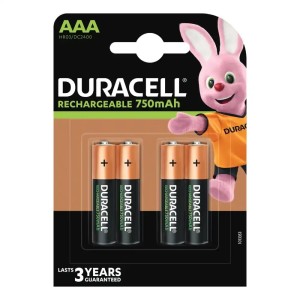 DURACELL Rechargable AAA 750 mAh 4/1 Punjiva baterija
