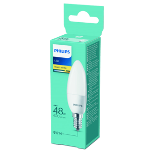 PHILIPS LED Sijalica 6W(48W) B35 E14 2700K WW MAT ND