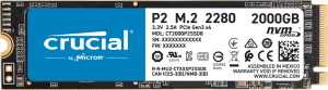 Crucial SSD M.2 NVMe CT2000P2SSD8