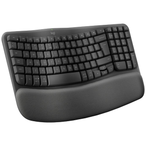 Logitech ERGONOMSKA BEŽIČNA TASTATURA Wave Keys Graphite US