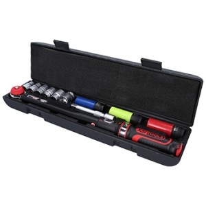 KS Tools set ERGOTORQUE®precision moment ključ 20-200Nm 1/2" sa nasadnim ključevima, 11-delni 516.2400