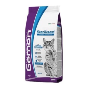 Gemon cat Sterilised Tuna i Losos - granule 32/13 – hrana za odrasle sterilisane mačke 2kg