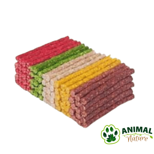 GIZMO munchy štapići u boji poslastice za pse za žvakanje 100kom / 12,5cm
