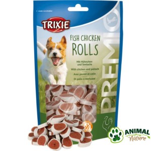 Rolnice od piletine i ribe Rolls poslastice za pse sa 83% mesa Trixie