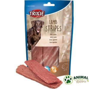 Lamb Stripes poslastice za pse od 90% jagnjetine Trixie
