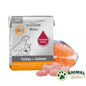 Platinum vlažna hrana za pse u konzervi sa ćuretinom i lososom